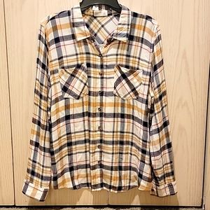 Maurices Plaid Button Down